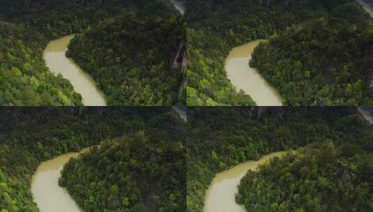 青翠的河谷高清在线视频素材下载