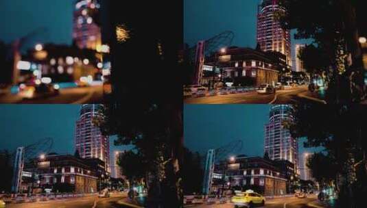 上海浦西东大名路夜景高清在线视频素材下载