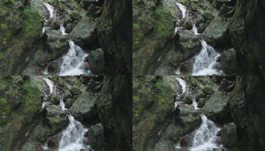 夏日山间溪流慢镜头高清在线视频素材下载