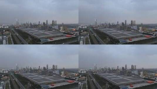 中国工业生产石化工厂园区高清在线视频素材下载