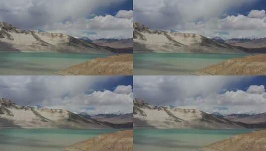 新疆白沙湖高清在线视频素材下载