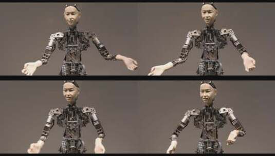 仿真机器人高清在线视频素材下载
