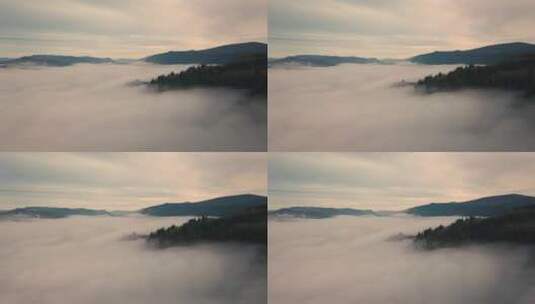 云雾，太阳，天空壮丽云海山峰云层日出朝阳高清在线视频素材下载