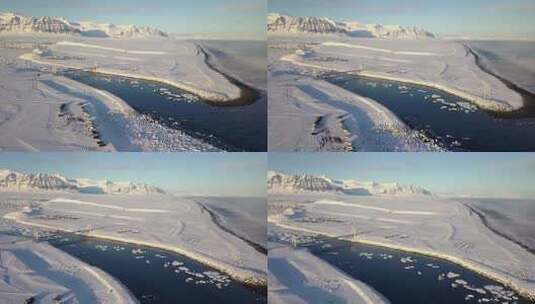 美丽冰岛钻石海滩高清在线视频素材下载