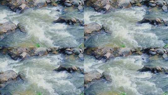 山谷温泉河流小溪高清在线视频素材下载