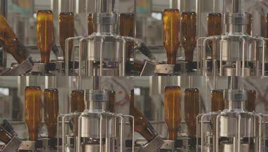 啤酒工厂自动化产线高清在线视频素材下载
