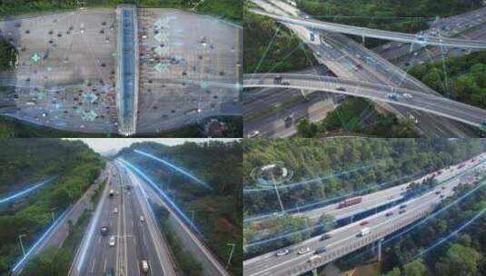 科技高速道路高清在线视频素材下载