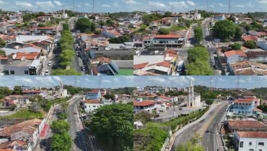 巴西Aracaju Sergipe的城市景观。巴西东北部的旅游业。高清在线视频素材下载