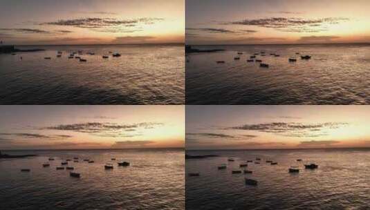 海上日落景观高清在线视频素材下载