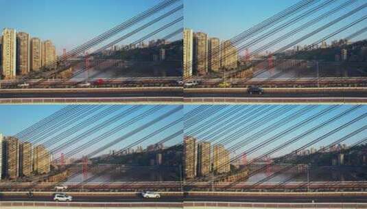 重庆城市桥梁交通高清在线视频素材下载