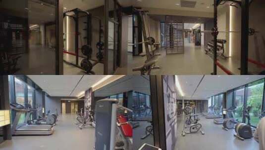健身房空间高清在线视频素材下载