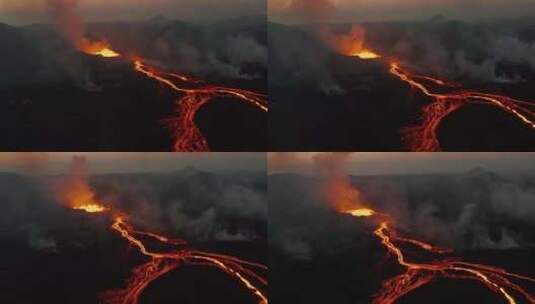 格尔丁达加尔斯戈斯火山【4K]高清在线视频素材下载