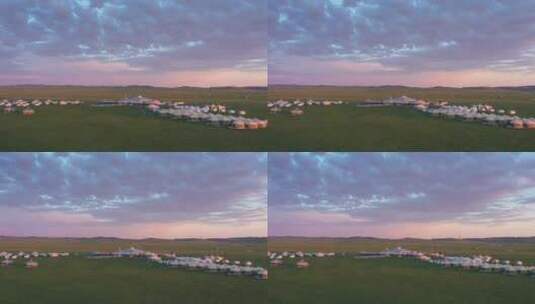 内蒙古草原草原风光   西乌珠穆沁旗高清在线视频素材下载