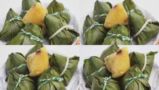 端午节粽子食品高清在线视频素材下载