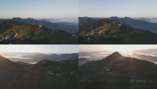 贵州凯里航拍 云雾袅绕的凯里 DJI_0004高清在线视频素材下载