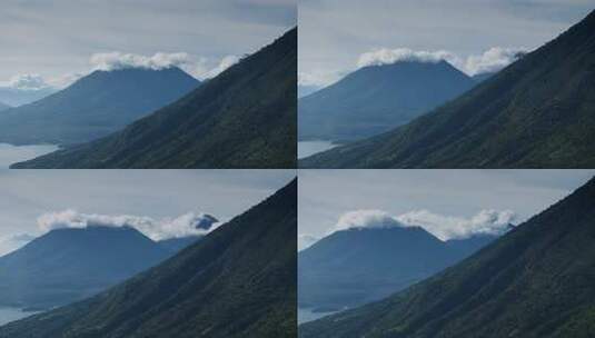 山脉高山白云云雾风景高清在线视频素材下载