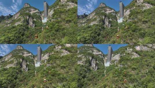 长江三峡巫峡风光高清在线视频素材下载