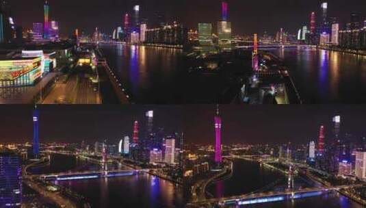 中国广州市琶洲人工智能与数字经济试验区高清在线视频素材下载