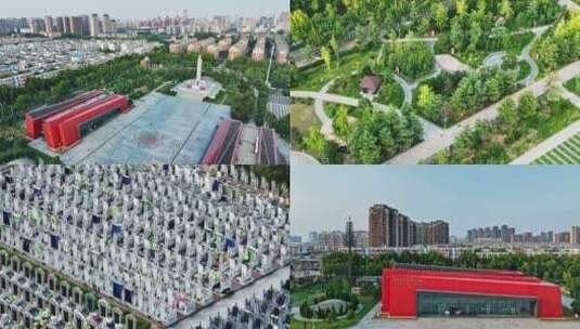 许昌革命烈士纪念馆高清在线视频素材下载