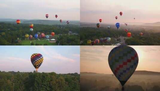 天空热气球高清在线视频素材下载
