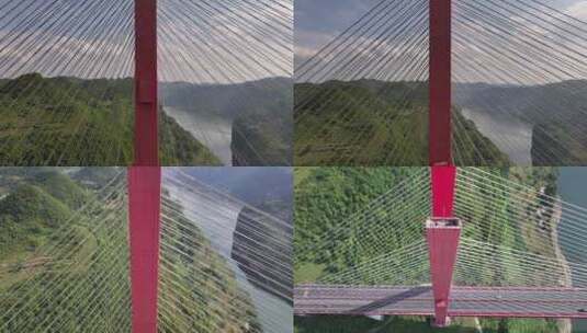 鸭池河大桥高清在线视频素材下载