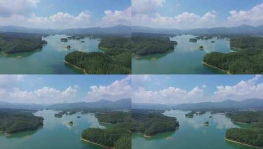 水库岛屿千岛湖景色高清在线视频素材下载