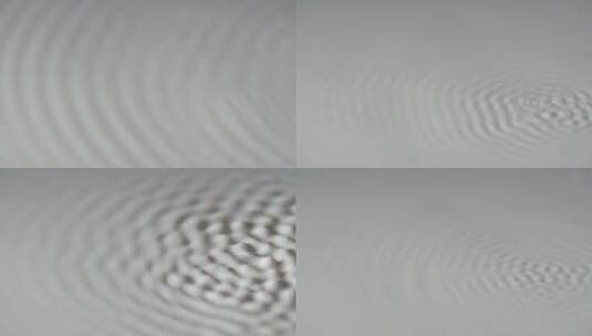 液体表面的环状波纹高清在线视频素材下载