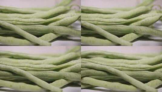 蔬菜粗纤维扁豆高清在线视频素材下载