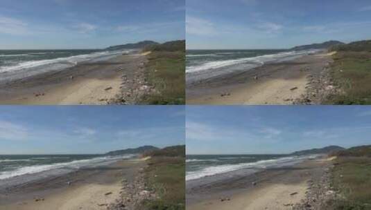 海滩景观高清在线视频素材下载