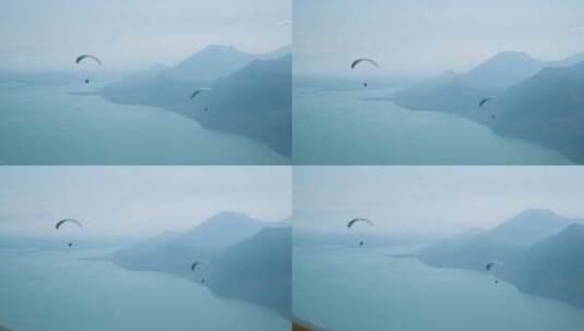 极限运动跳伞高清在线视频素材下载