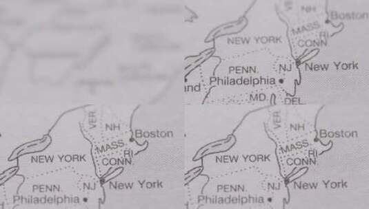地图的特写镜头高清在线视频素材下载