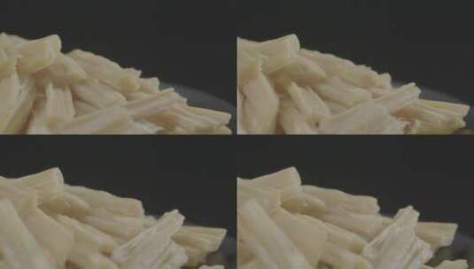 腐竹腐皮豆制品LOG视频素材高清在线视频素材下载