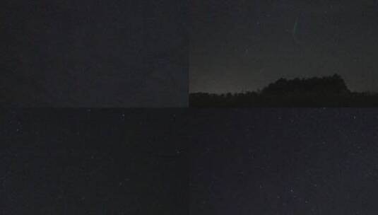 夜晚星空银河流星延时高清在线视频素材下载