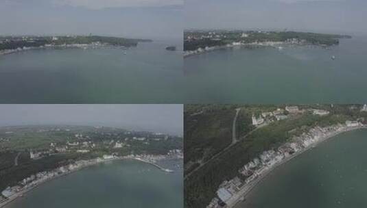 岛屿小镇灰片高清在线视频素材下载