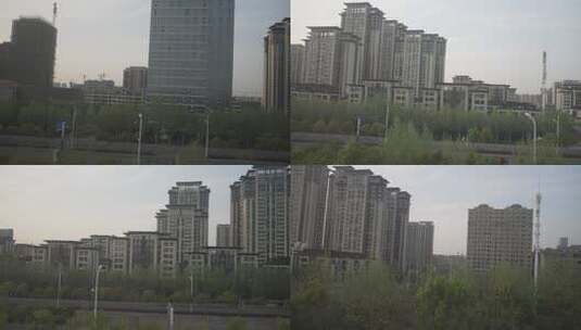 武汉地铁窗外风景高清在线视频素材下载