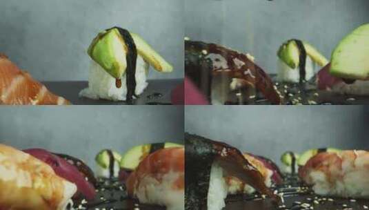 牛油果寿司高清在线视频素材下载