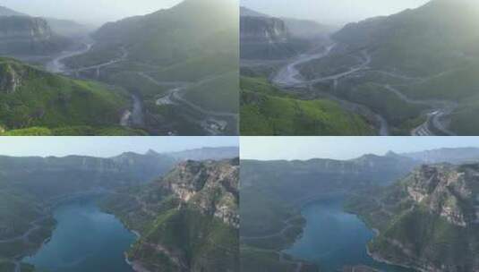4K航拍​河南安阳林州太行山高清在线视频素材下载