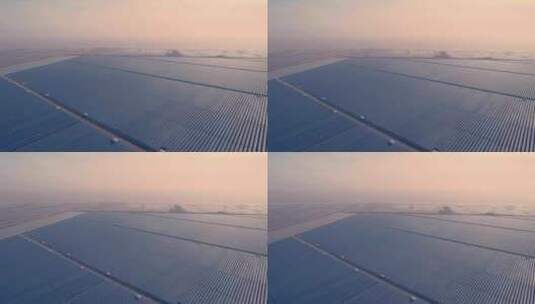 海上太阳能光伏发电站高清在线视频素材下载