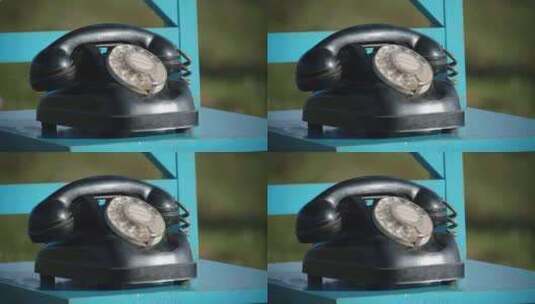 复古老式电话机高清在线视频素材下载