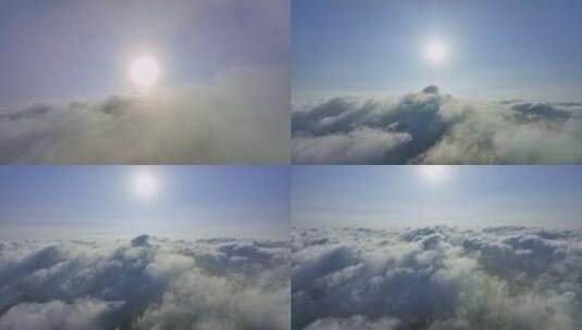日出云海云层航拍视频高清在线视频素材下载