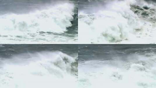 海浪浪花巨浪浪潮13高清在线视频素材下载