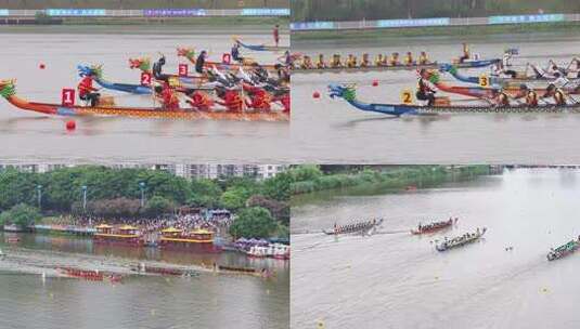 2025赣州客家杯龙舟赛高清在线视频素材下载