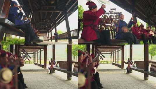 浙江丽水非物质文化遗产民间音乐高清在线视频素材下载