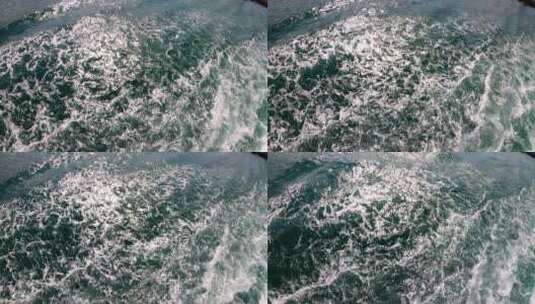 航拍海面波浪高清在线视频素材下载