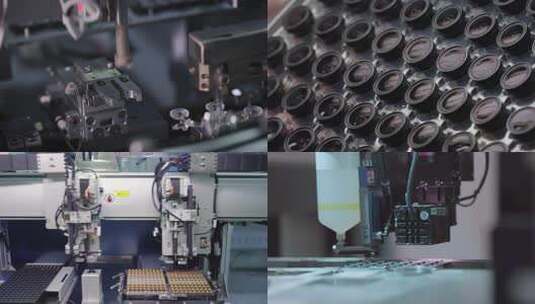 电子产业制造 全自动智能工业高清在线视频素材下载
