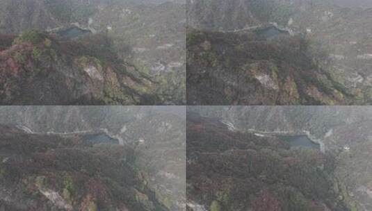 秋季壮美山河红叶高清在线视频素材下载