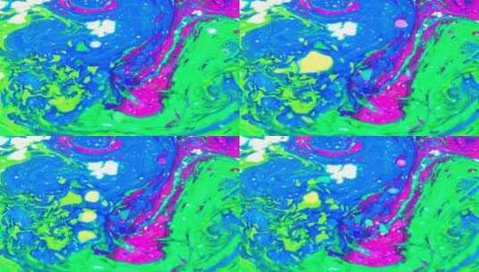 混合彩色液体纹理高清在线视频素材下载