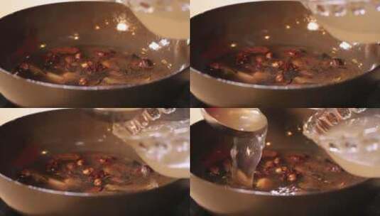 熬制卤水底料料汁 (7)高清在线视频素材下载