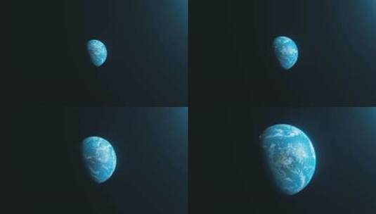 地球变焦动画高清在线视频素材下载
