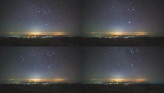 云南昭通大山包景区星空银河高清在线视频素材下载